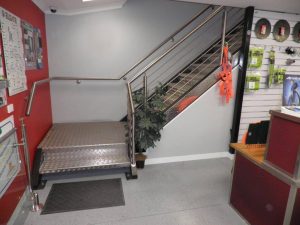 checker plate staircase fabrication