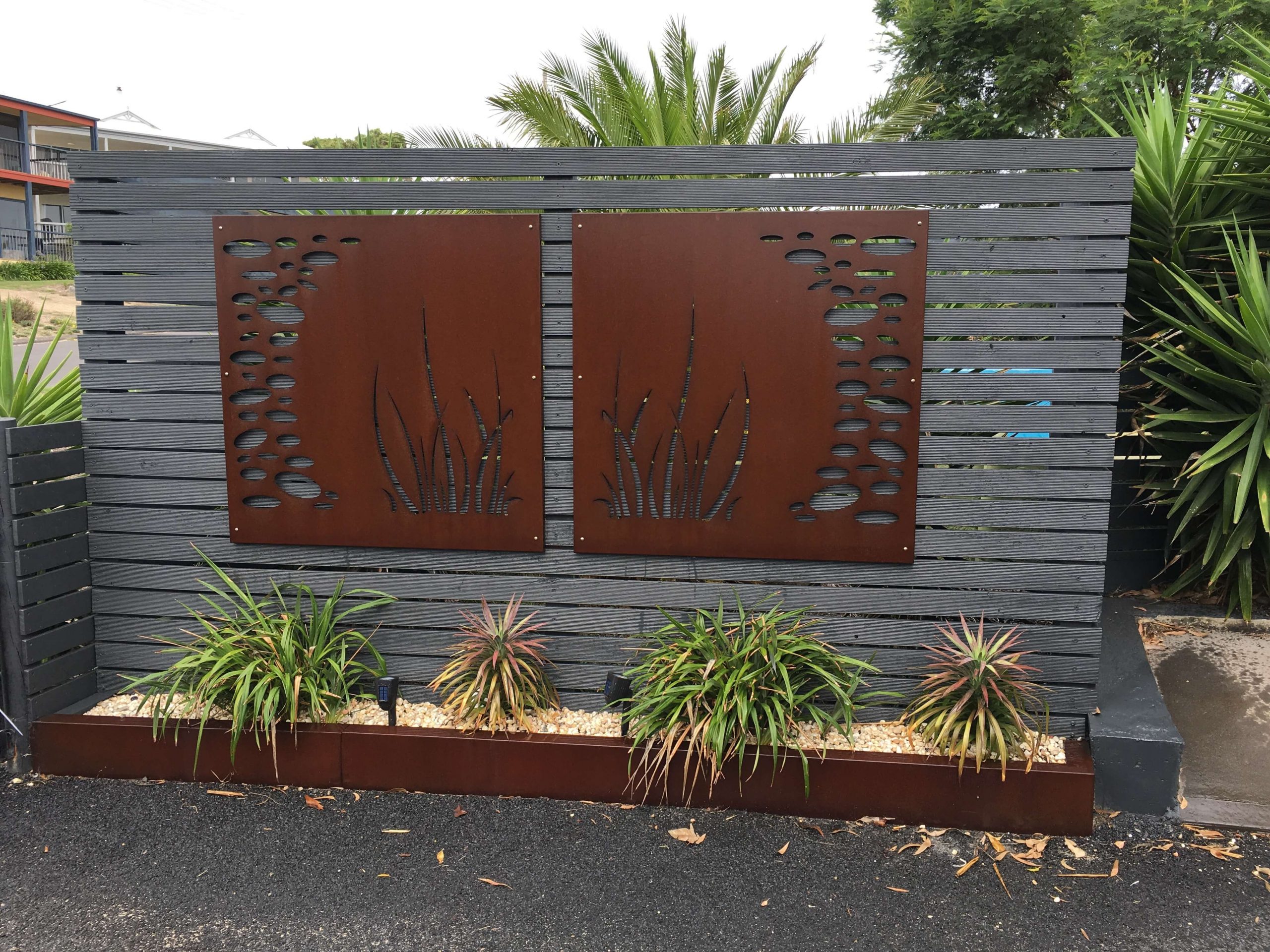 corten garden edging, weathering steel edging